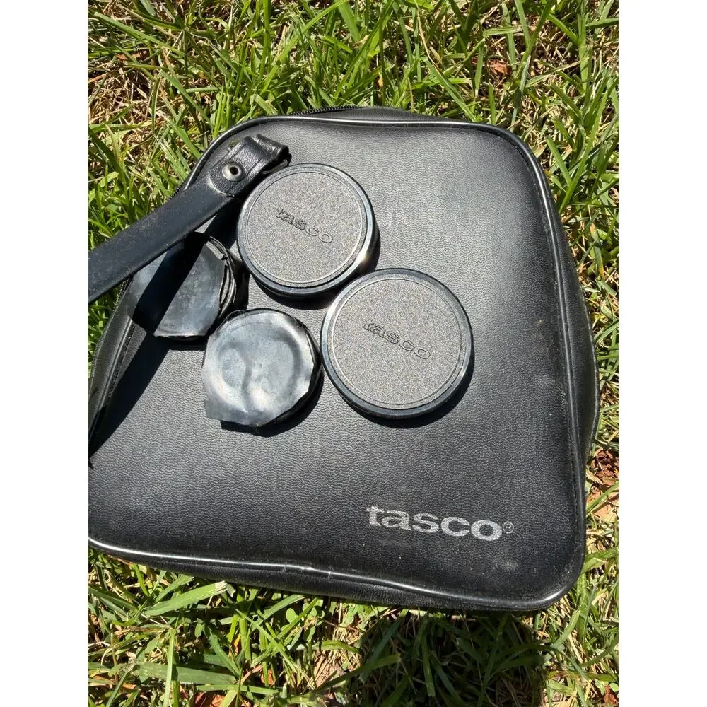 Vintage Tasco 7x-15 X 35mCase & Double Sided Caps Included